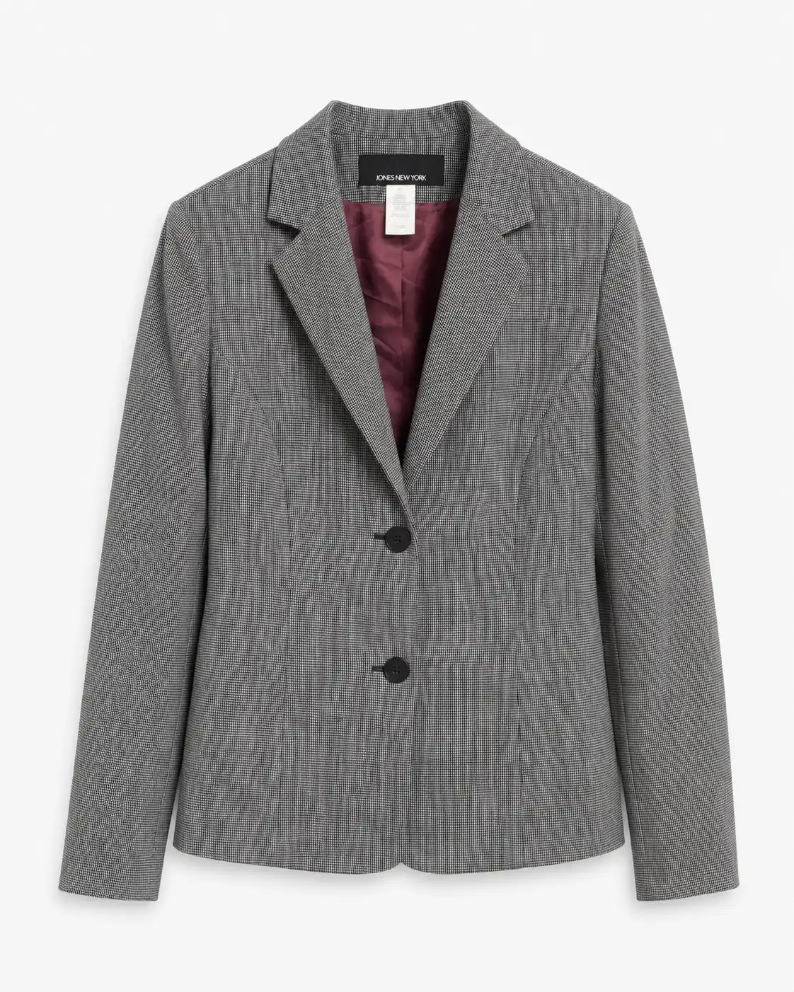 Blazer gris con solapas talla XS
