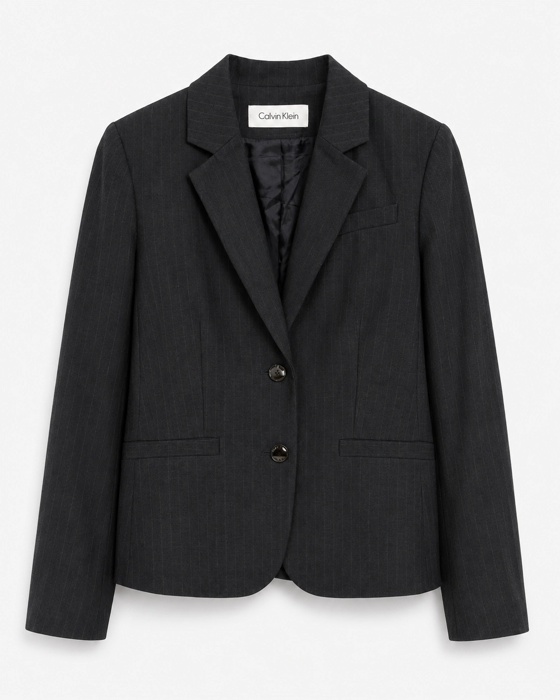 Blazer negro con solapas talla XS
