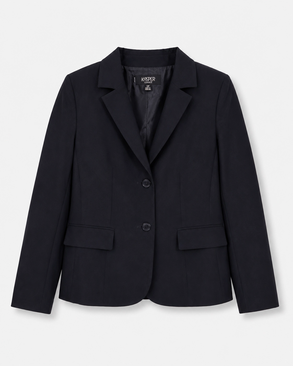 Blazer negro con solapas talla M