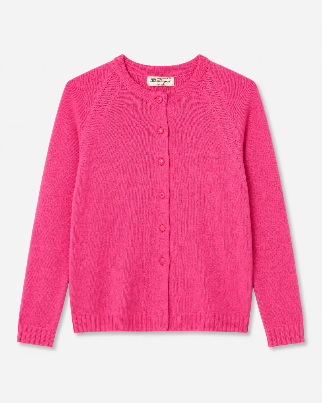 Sweater rosado de textura visible talla S