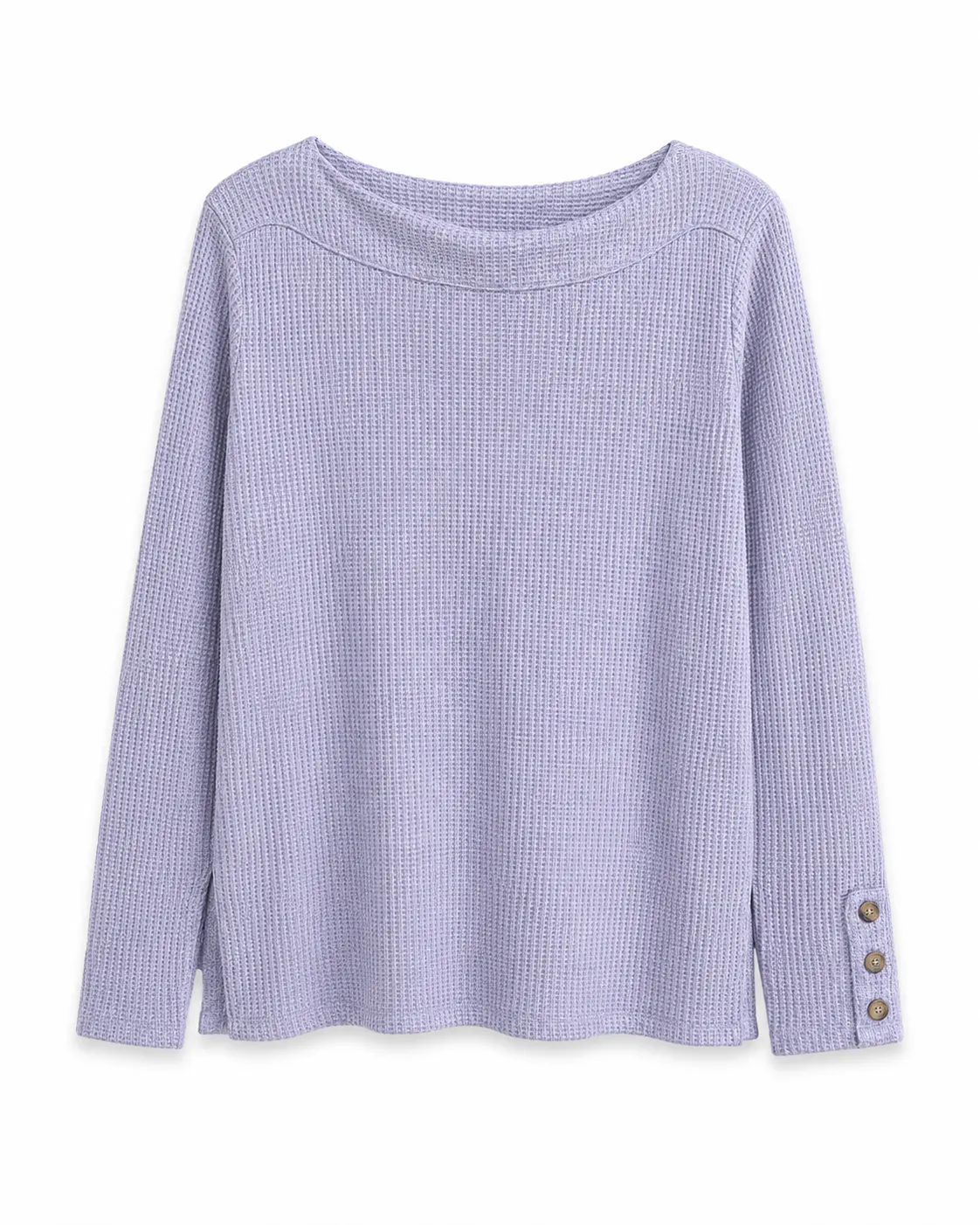 Sweater azul de textura visible talla L